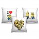 Combo de almofadas 40 x 40 cm (3und.) Nerderia e Lojaria minions combo02 colorido