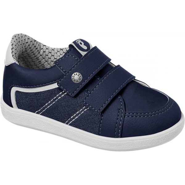 Infantil - Tênis Ortopasso Minions Menino Azul Marinho