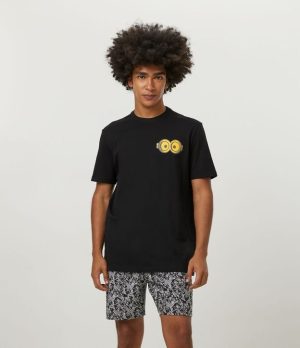 Pijama Curto em Algodão com Estampa Minions