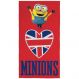 Toalha de Banho Felpuda Estampada Minions 1A